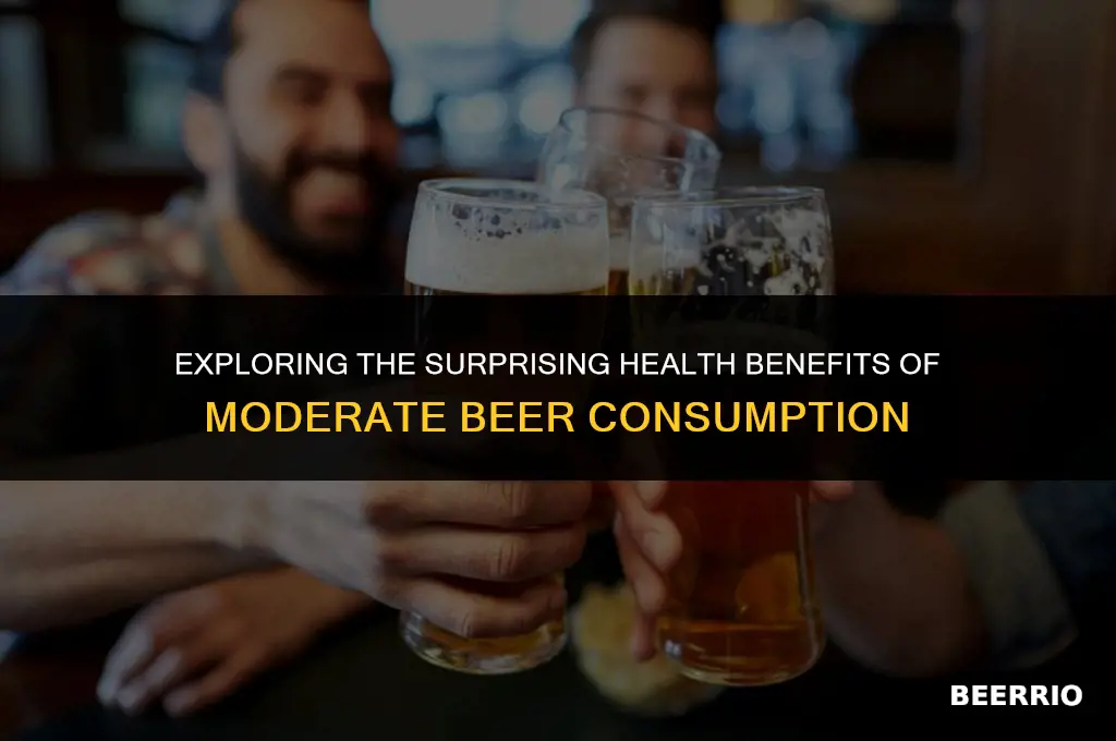 are beer drinkers healthy