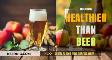Exploring the Health Benefits: Cider vs. Beer Comparison