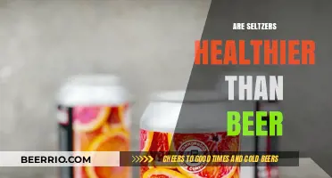Seltzer vs. Beer: Unraveling the Healthier Choice Debate