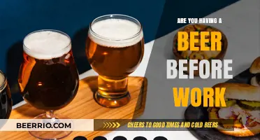 Sipping Success: The Pros and Cons of a Pre-Work Beer