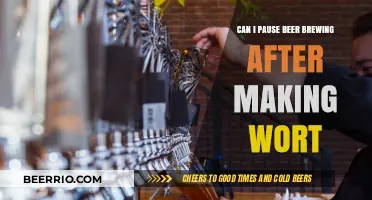 Exploring the Flexibility of Homebrewing: Can You Pause After Wort?