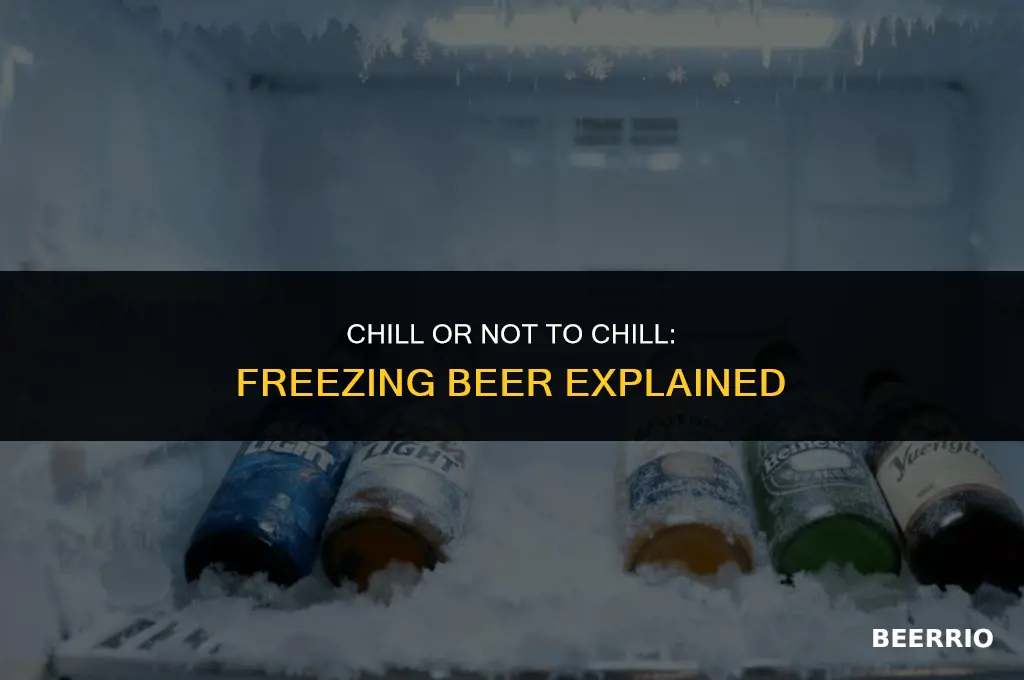 can i put a can of beer in the freezer
