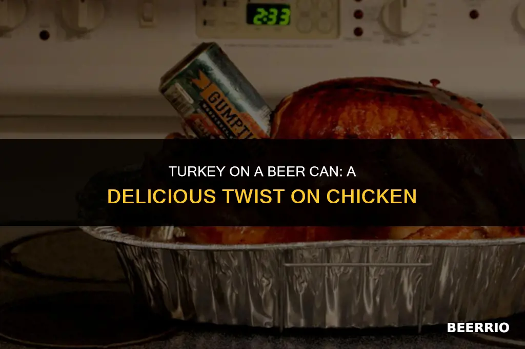 can i put a turkey on a beer can chicken