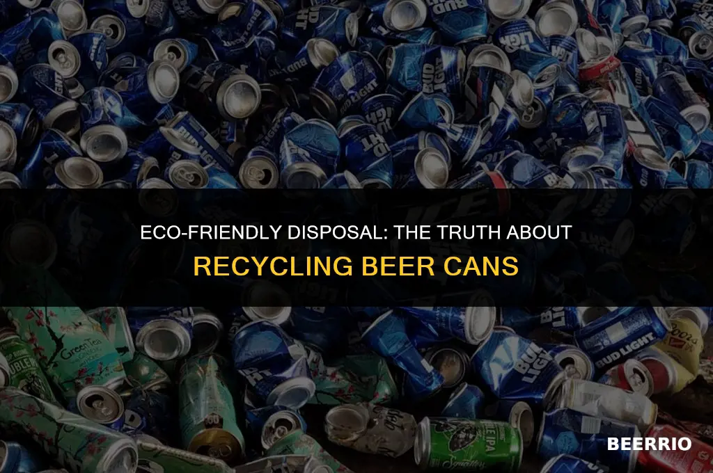 can i put beer cans in my recycling bin
