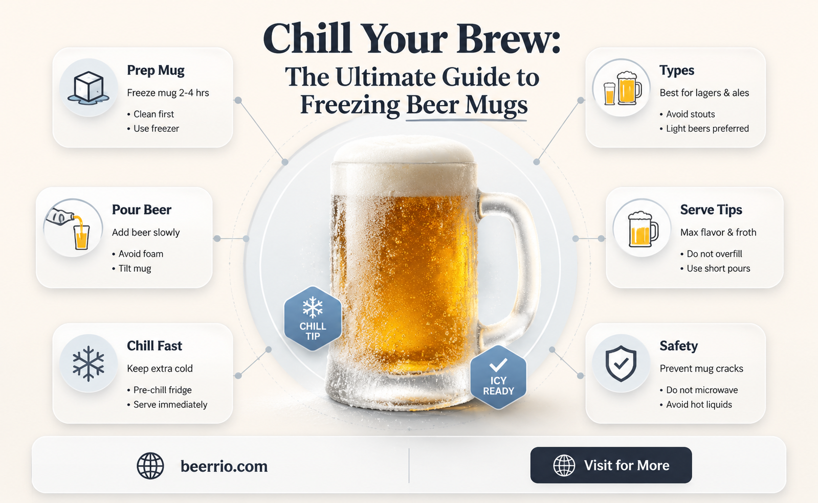 do i just put a beer mug in the freezer