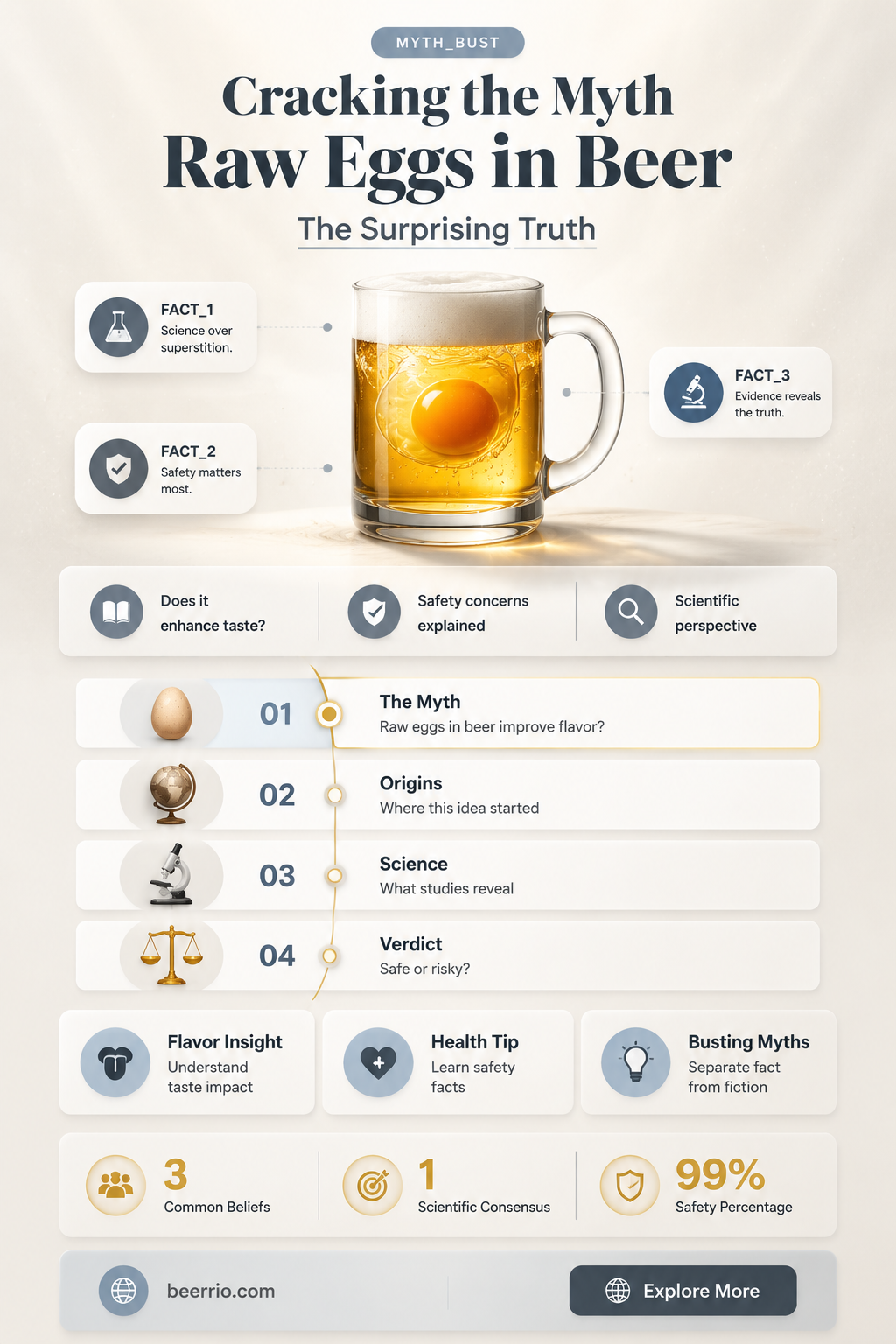 do people put raw eggs in their beer