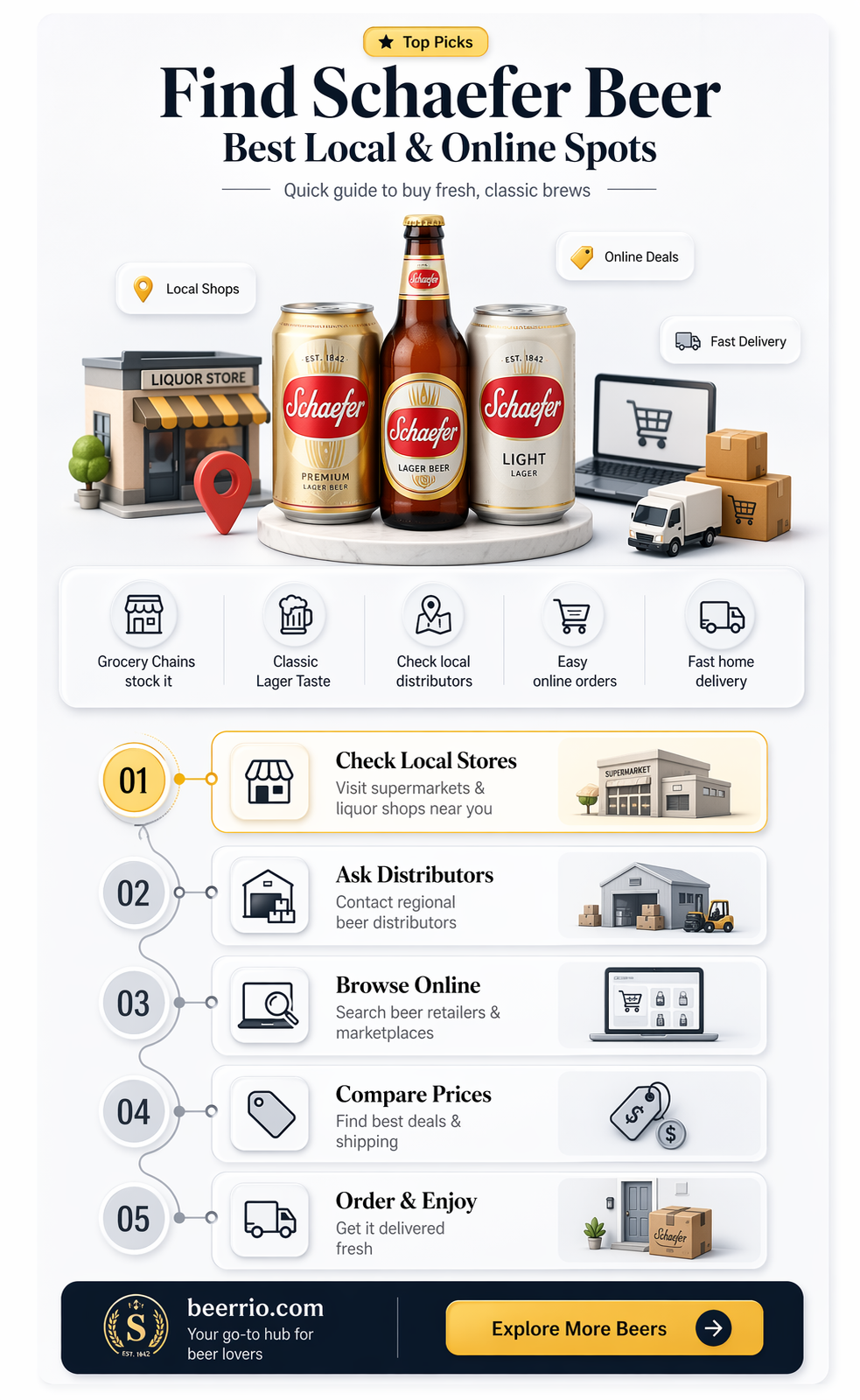 where can i buy schaefer beer