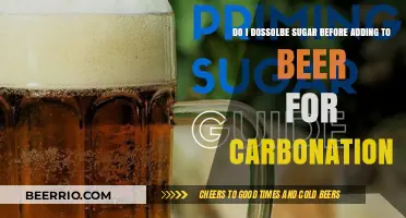 The Sweet Debate: Dissolving Sugar for Beer Carbonation
