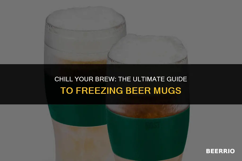 do i just put a beer mug in the freezer