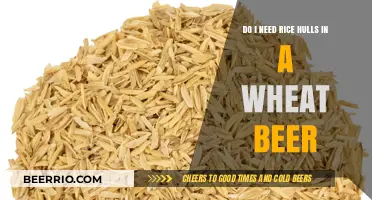 Exploring the Role of Rice Hulls in Wheat Beer Brewing