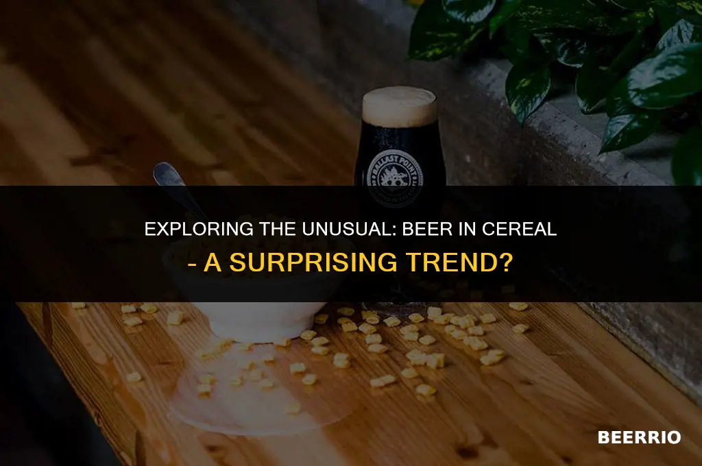 do people put beer in cereal