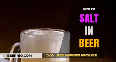 The Salty Debate: Do People Really Put Salt in Beer?