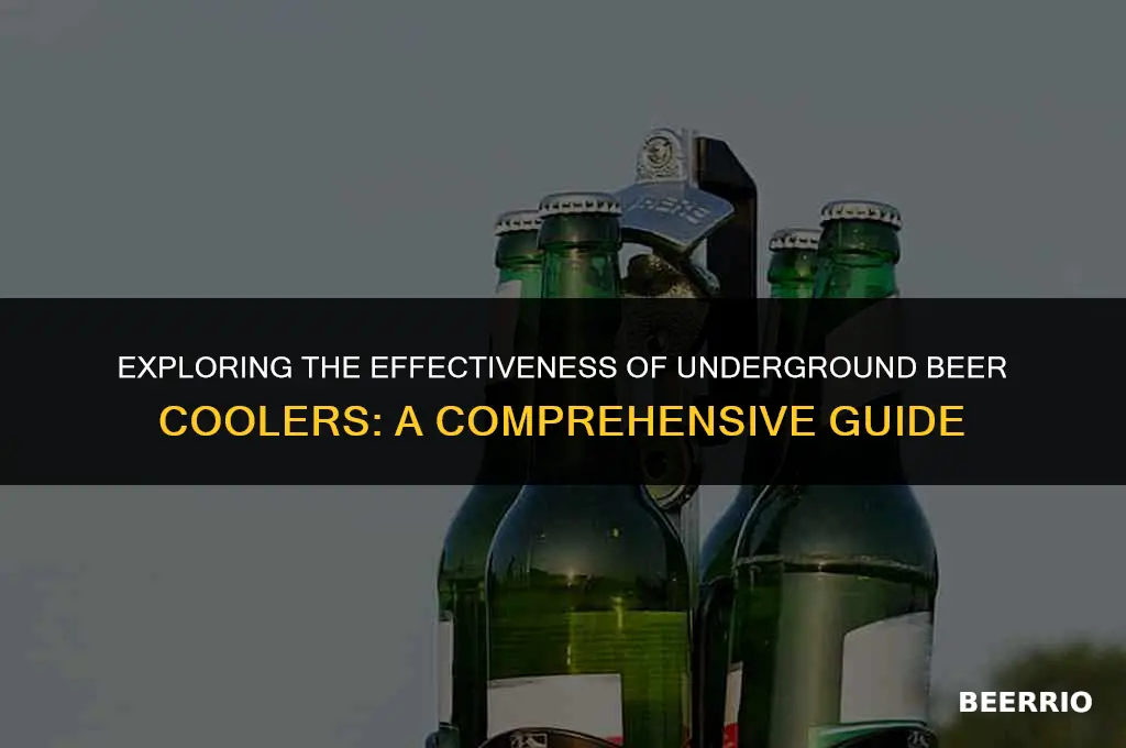 do underground beer coolers work