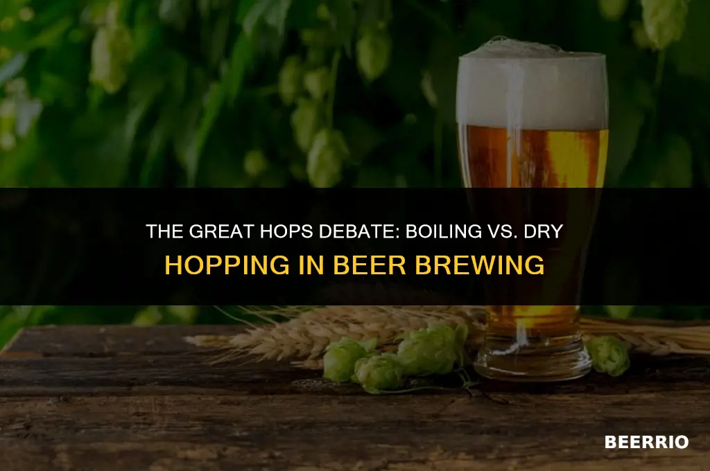 do you have to boil hops in beer