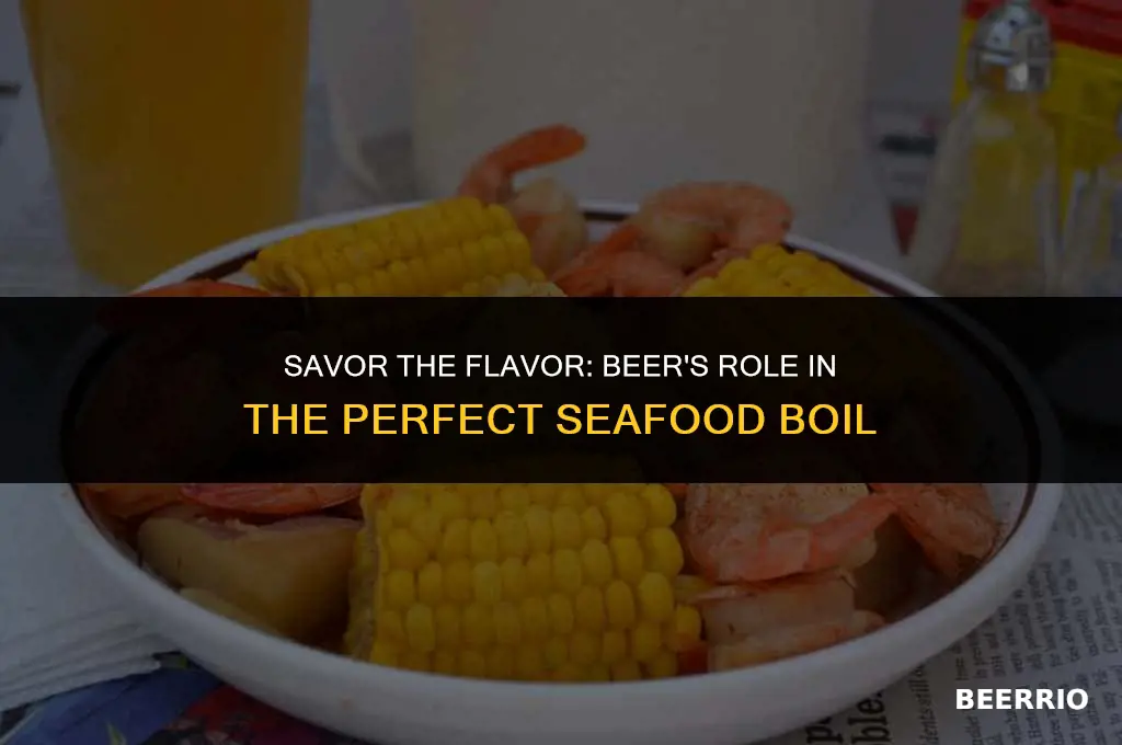 do you put beer in a seafood boil