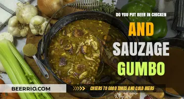 Savoring Tradition: Beer's Role in Chicken and Sausage Gumbo