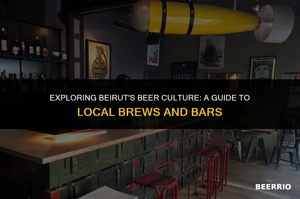do you put beer in the cups in beirut