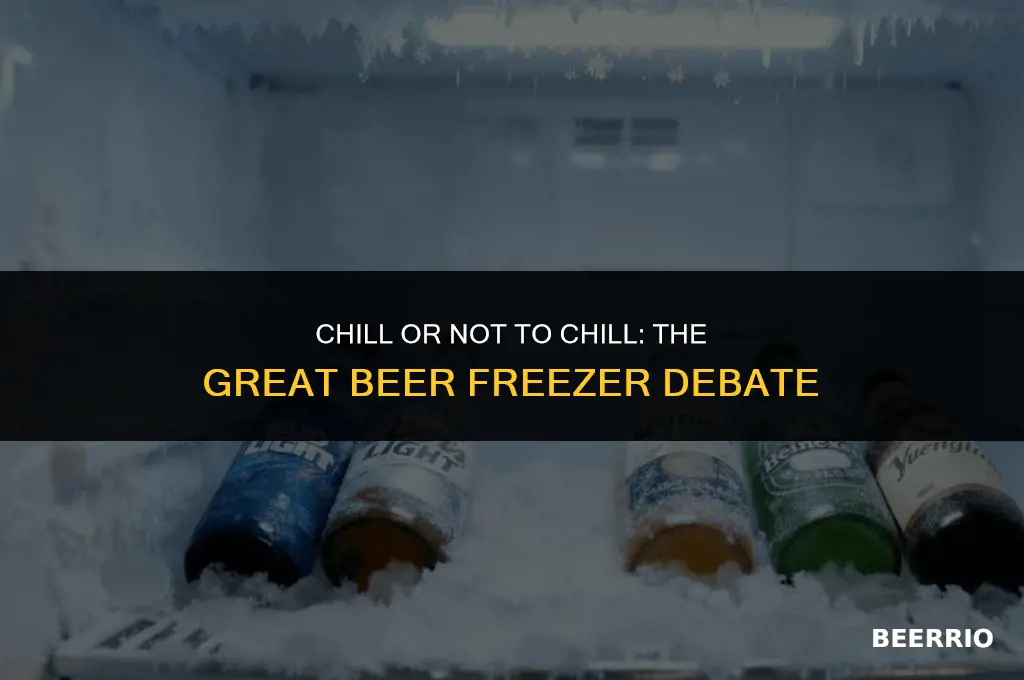 do you put beer in the freezer