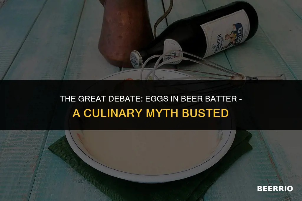 do you put egg in beer batter