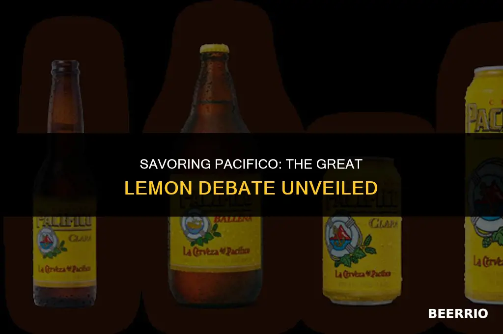 do you put lemon in pacifico beer