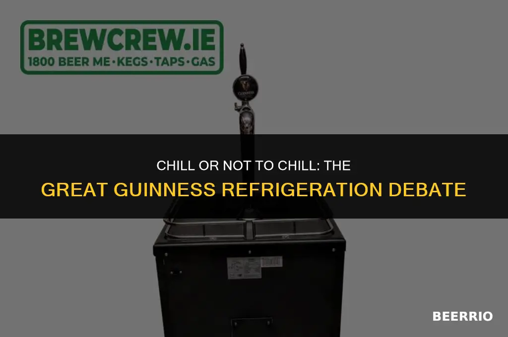do you refrigerate guinness beer
