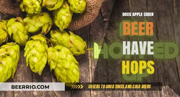Exploring the Ingredients: Does Apple Cider Beer Contain Hops?