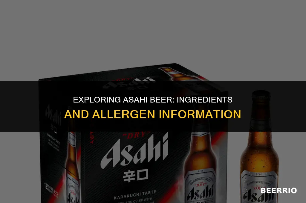 does asahi beer contain wheat