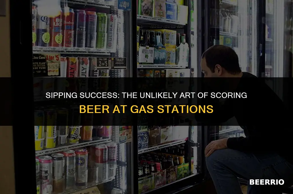 does asking for beer outside a gas station work