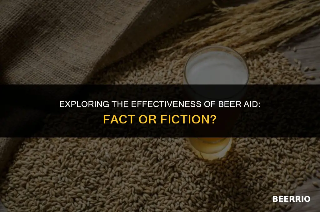 does beer aid actually work