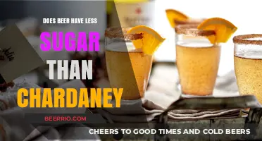 Comparing Sugar Content: Beer vs. Chardonnay - Which is Healthier?