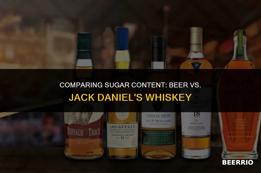 does beer have more sugar than jack