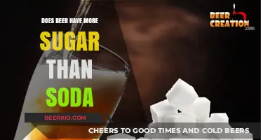 Unveiling the Truth: Beer's Sugar Content Compared to Soda