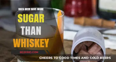Unraveling the Sweetness: Beer vs. Whiskey Sugar Content