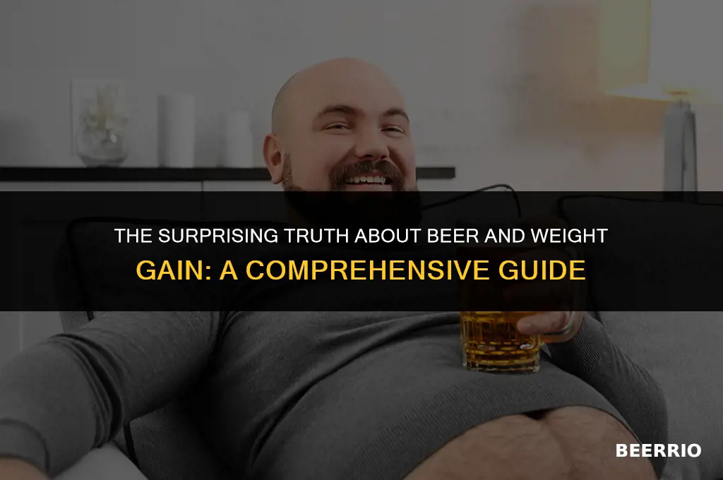 does beer put weight on you