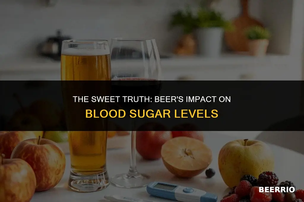 does beer raise your sugar
