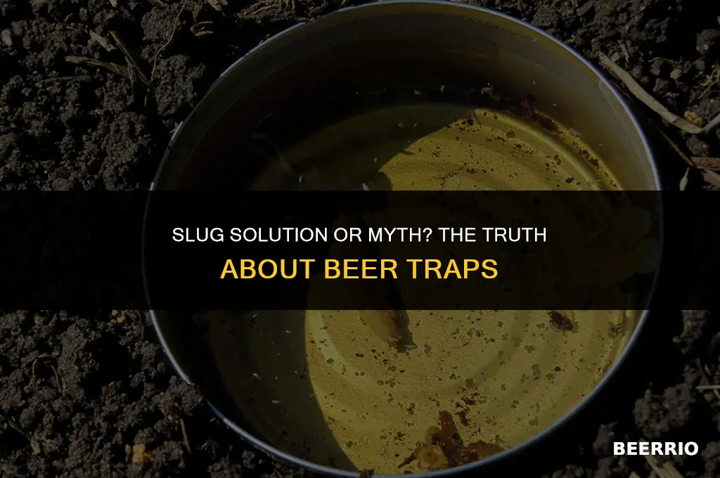 does beer really work for slugs