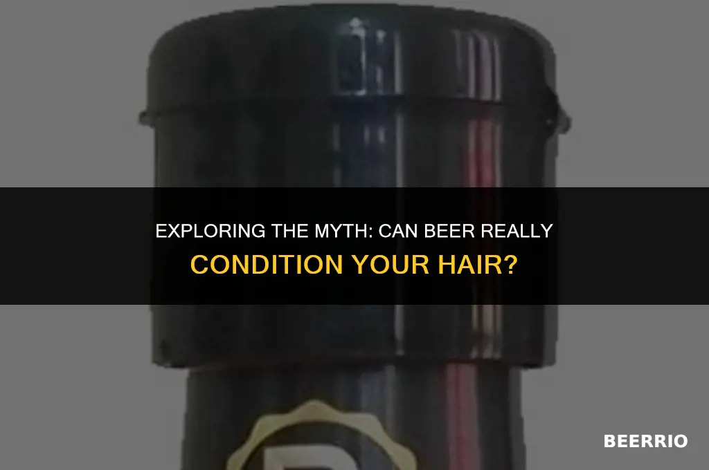does beer work as hair conditioner