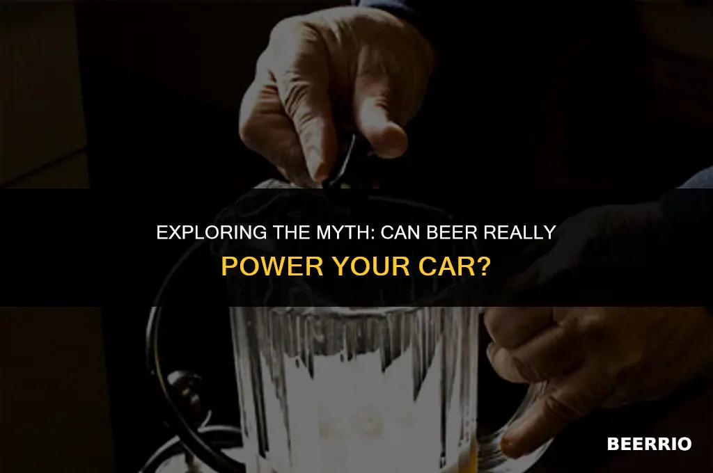 does beer work as petrol