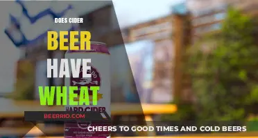 Exploring Cider Beer Ingredients: Does It Contain Wheat?