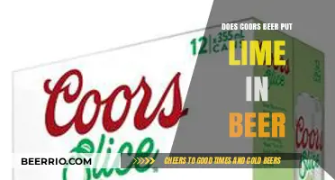 The Zesty Truth: Does Coors Beer Really Add Lime?