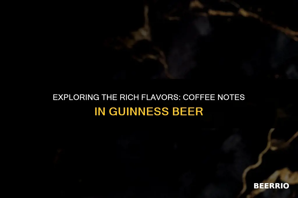 does guinness beer have coffee in it