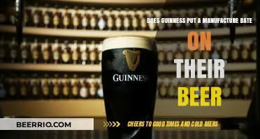 Exploring the Shelf Life: Does Guinness Include a Manufacture Date?