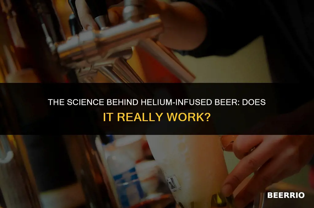 does helium infused beer work