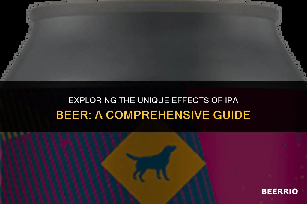 does ipa beer effect differently