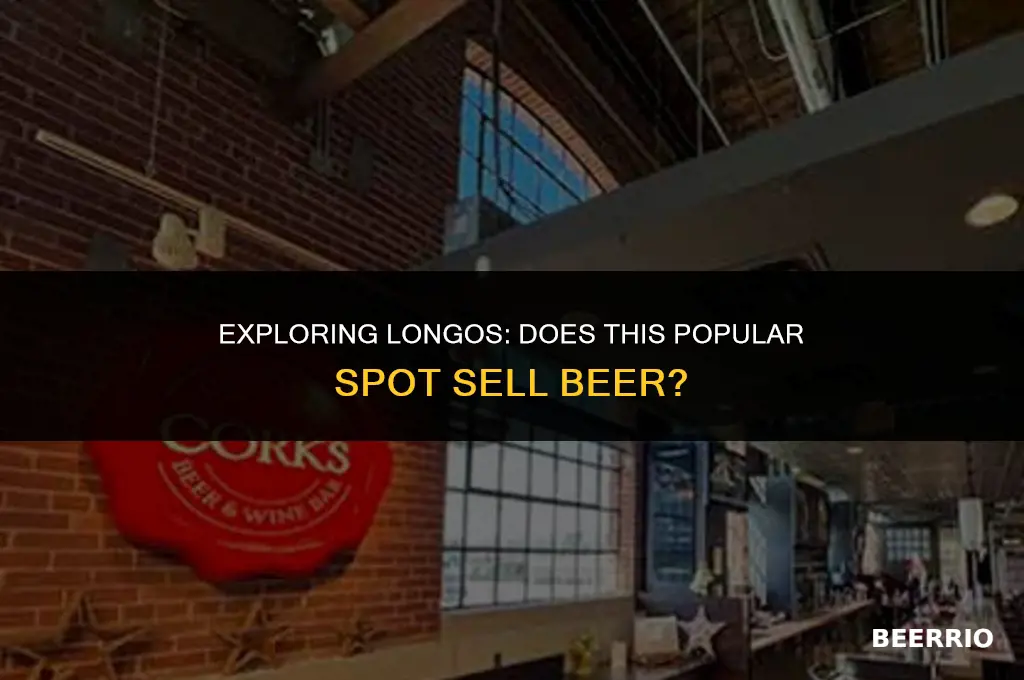 does longos sell beer