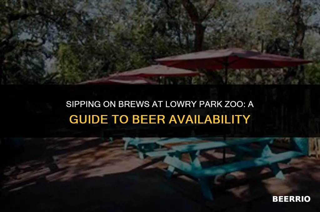 does lowry park zoo sell beer