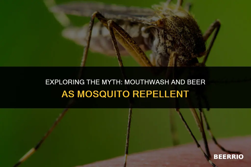 does mouthwash and beer mosquito repellent work