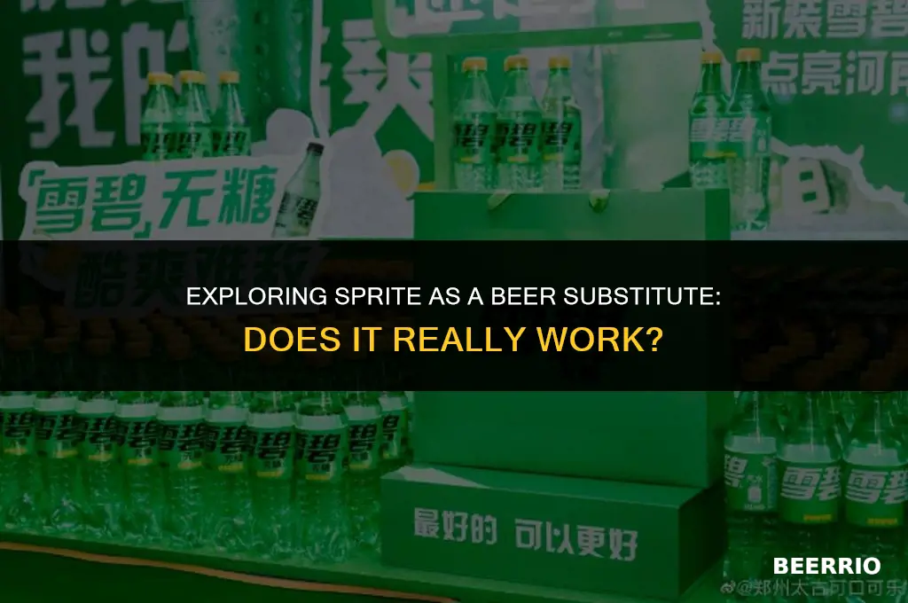 does sprite work fgood to substitute beer