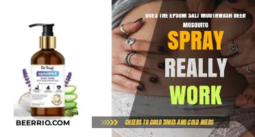 Debunking the Myth: Epsom Salt Mouthwash and Beer Mosquito Spray