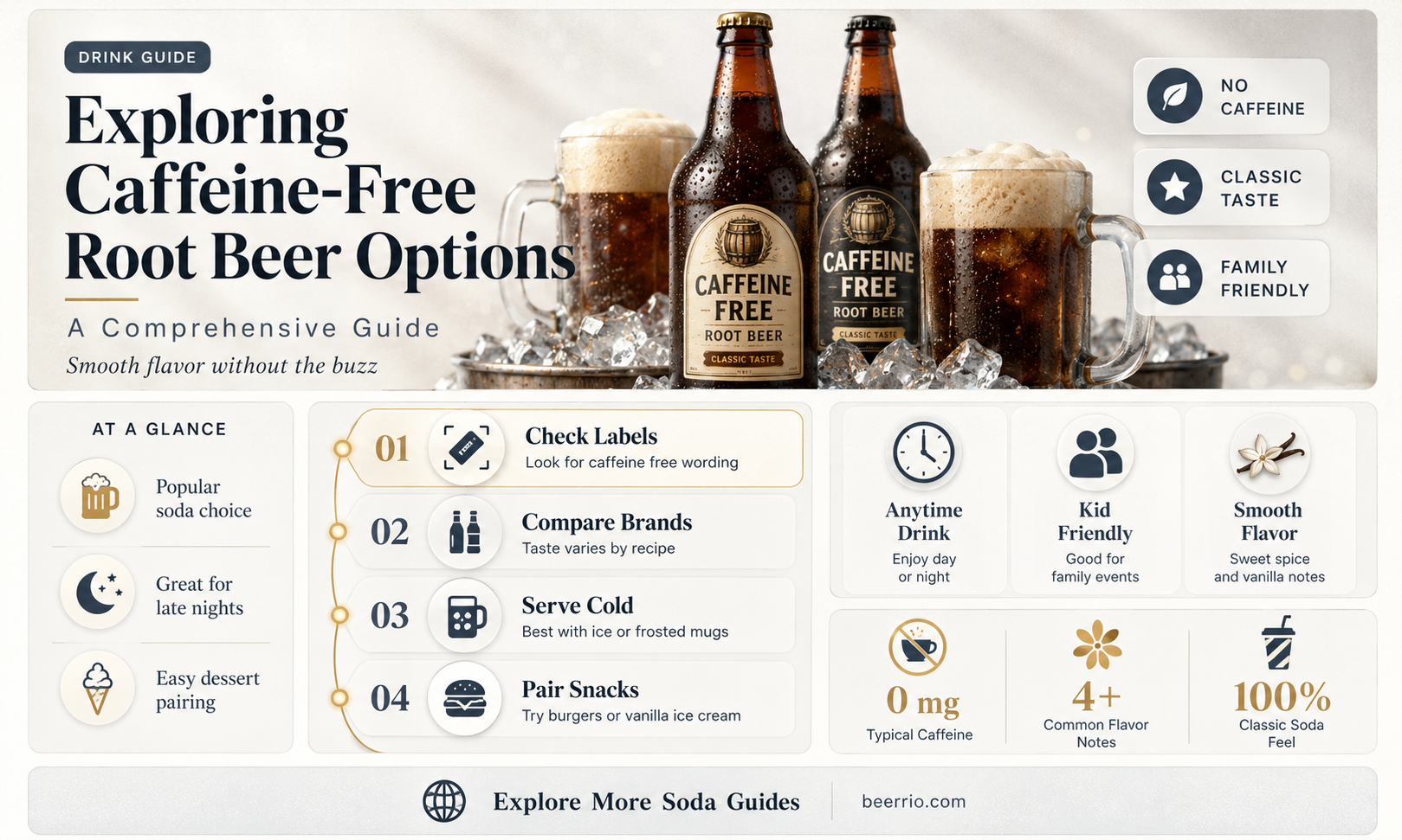 what root beer does not have caffeine